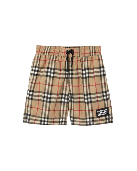 kids burberry swim trunks|designer swim trunks for boys.